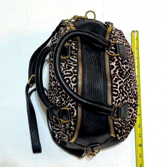 NWOT J. Crew Bienniel Medium Satchel Calf Hair Leopard - Picture 5 of 15